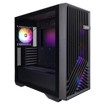 Компьютерный корпус 1STPLAYER FD8 FRGB Black (FD8-BK-4F1)