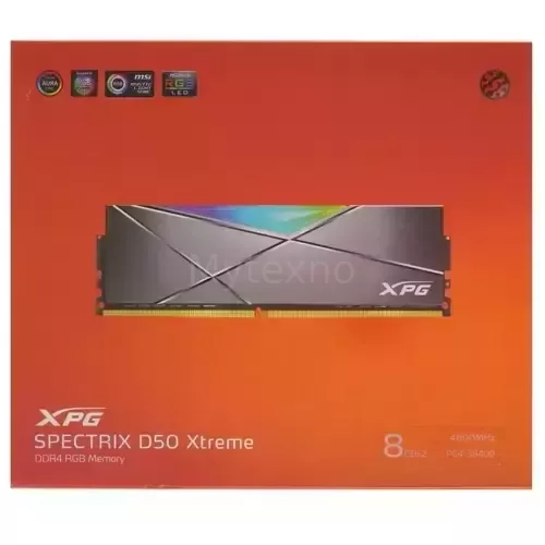 Оперативнаяпамять16Gb4800MHzADATAXPGSPECTRIXD50XTREMEGUNMETALLRGB(AX4U48008G19K-DGM50X)_5