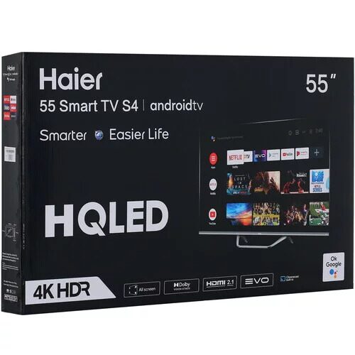 55(140см)LED-телевизорHaier55SmartTVS4серебристый_13_5439362