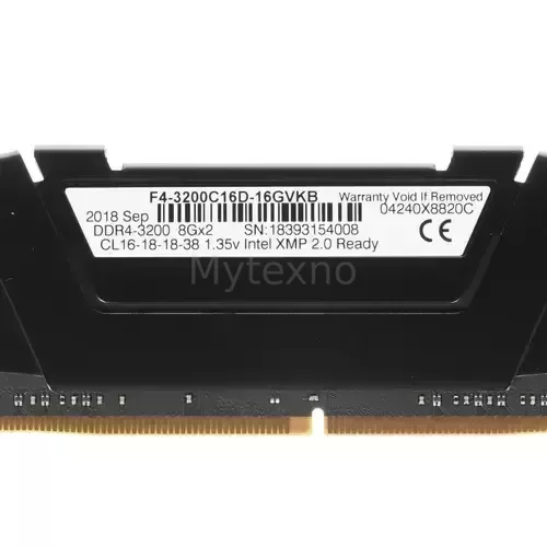 Оперативнаяпамять16Gb3200MHzGSkillRIPJAWSV(F4-3200C16D-16GVKB)_4