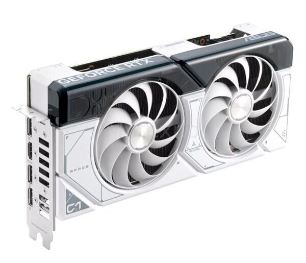 Видеокарта ASUS Dual GeForce RTX 4070 Super White OC Edition 12GB GDDR6X DUAL-RTX4070S-O12G-WHITE