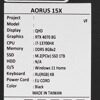 15.6 Ноутбук AORUS 15X ASF черный [ASF-83KZ654SH]