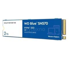 WD 2TB M.2 PCIe NVMe синий SN570 / WDS200T3B0C