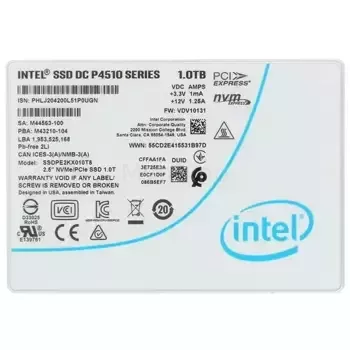 Твердотельный накопитель Intel 1000 Gb DC-P4510 SSDPE2KX010T807