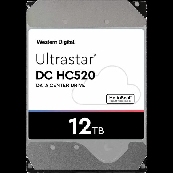 Жёсткий диск 12Tb SATA-III WD Ultrastar DC HC520 (0F30144/0F29612/0F29603)