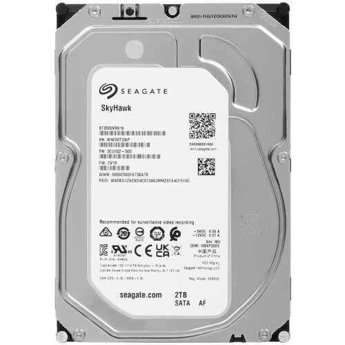 2 ТБ Жесткий диск Seagate SkyHawk  [ST2000VX016]