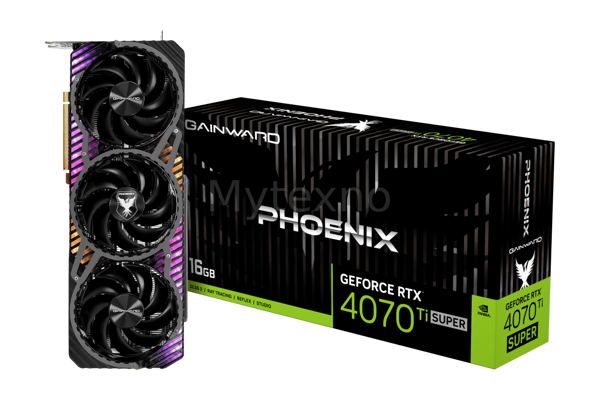 Видеокарта Gainward GeForce RTX 4070 Ti Super Phoenix NED47TS019T2-1043X