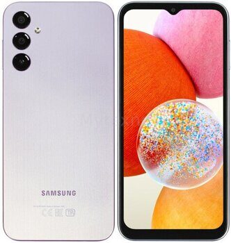 6.6" Смартфон Samsung Galaxy A14 64 ГБ серебристый