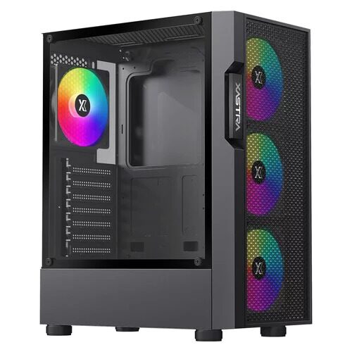 Корпус XASTRA A302  [A302-BK-FC120FRGB-4F-GL]