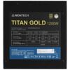 Блок питания Montech 1200W TITAN GOLD Black (TIS0126) 16 Pin (PCIe 5.0 Connector Cable Details)