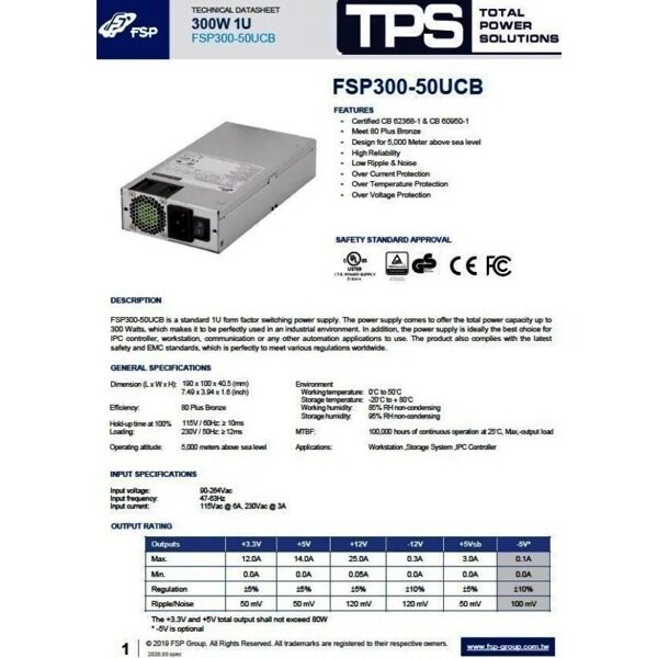 БлокпитанияFSPFSP300-50UCB300W_1