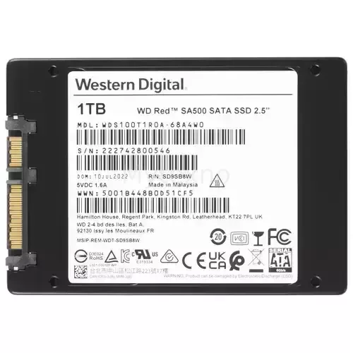 ТвердотельныйнакопительWesternDigital1000GbRedWDS100T1R0A_2