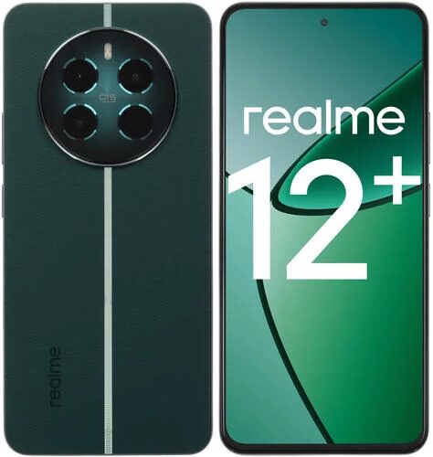 6.67" Смартфон realme 12+ 5G 256 ГБ зеленый