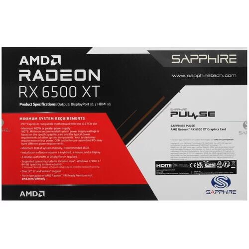 ВидеокартаSapphireAMDRadeonRX6500XTPULSEOC[11314-08-20G]_8_5481526