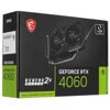 Видеокарта MSI GeForce RTX 4060 VENTUS 2X BLACK [GeForce RTX 4060 VENTUS 2X BLACK 8G]