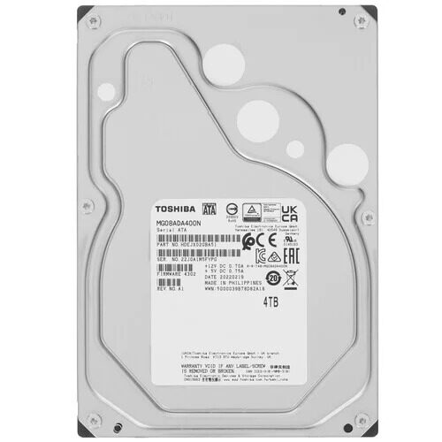 4 ТБ Жесткий диск Toshiba MG08-D [MG08ADA400N]