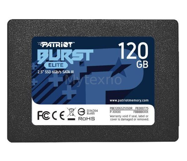 Patriot 120GB 2,5" SATA SSD BURST ELITE / PBE120GS25SSDR