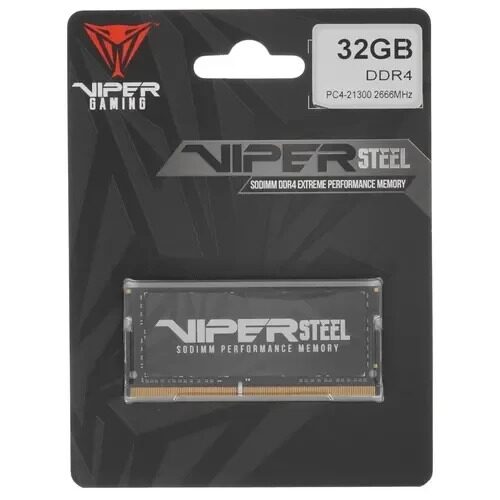 Оперативнаяпамять32Gb2666MHzPATRIOTVIPERSTEEL(PVS432G266C8S)_2_54556