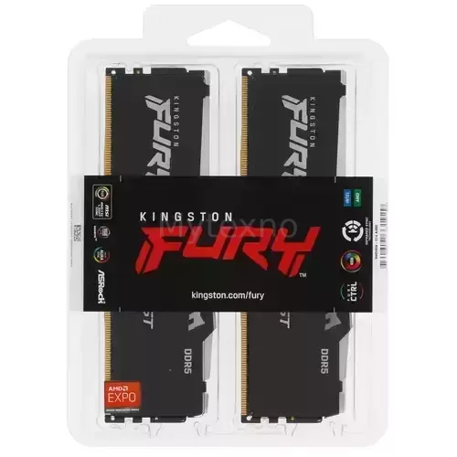 Оперативнаяпамять64Gb5600MHzKingstonFURYBeastRGBEXPOBlack(KF556C36BBEAK2-64)_4