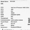 23.8 Моноблок MSI PRO AP242P 14M-825XRU  [9S6-AE0622-825]