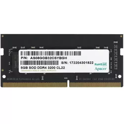 Оперативная память 8 Gb 3200 MHz Apacer (ES.08G21.GSH)