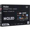 55 (140 см) LED-телевизор Haier 55 Smart TV S4 серебристый [DH1VMZD01RU]