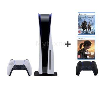 Sony PlayStation 5 + GoW Ragnarok + Last of us + PS5 Dualsense Bl / 5902002187992 / Sony