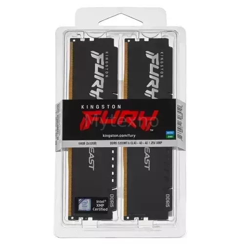 Оперативнаяпамять64Gb5200MHzKingstonFURYBEASTBlackXMP(KF552C40BBK2-64)_5