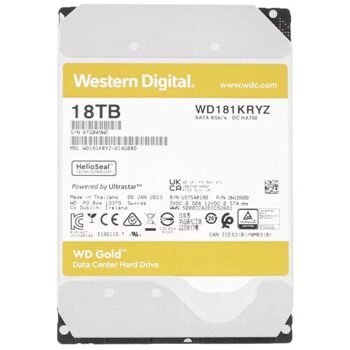 18 ТБ Жесткий диск WD Gold  [WD181KRYZ]