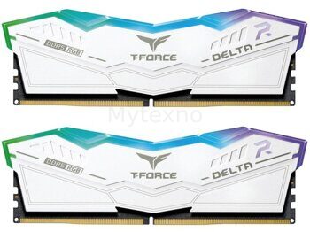 Оперативная память 32 Gb 7000 MHz Team Group T-FORCE DELTA RGB White (FF4D532G7000HC34ADC01)