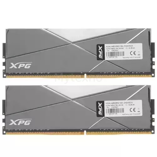 Оперативнаяпамять16Gb4800MHzADATASPECTRIXD50XTREMEGUNMETALLRGB(AX4U48008G19K-DGM50X)_3