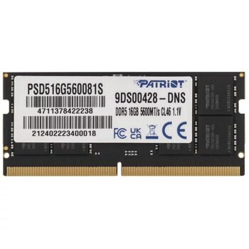 Оперативная память SODIMM Patriot Signature Line  [PSD516G560081S]