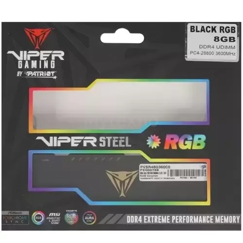 Оперативнаяпамять8Gb3600MHzPATRIOTVIPERSTEELRGB(PVSR48G360C0)_4