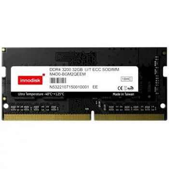 Оперативная память 32Gb DDR4 3200MHz Innodisk ECC SO-DIMM (M4D0-BGM2QEEM)