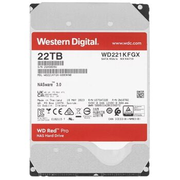 22 ТБ Жесткий диск WD Red Pro  [WD221KFGX]