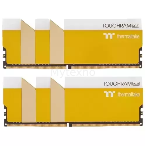 Оперативнаяпамять16Gb3600MHzThermaltakeTOUGHRAMRGBMetallicGold(RG26D408GX2-3600C18A)_1