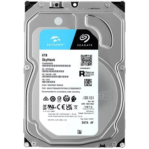 6 ТБ Жесткий диск Seagate SkyHawk [ST6000VX009]