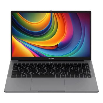 Ноутбук Digma EVE i5980 Intel Core M3 8100Y 1100MHz/15.6/1920х1080/16GB/512GB SSD/Intel UHD Graphics/Wi-Fi/Bluetooth/Windows 11 Pro (DN15CM-ADXW01) Grey