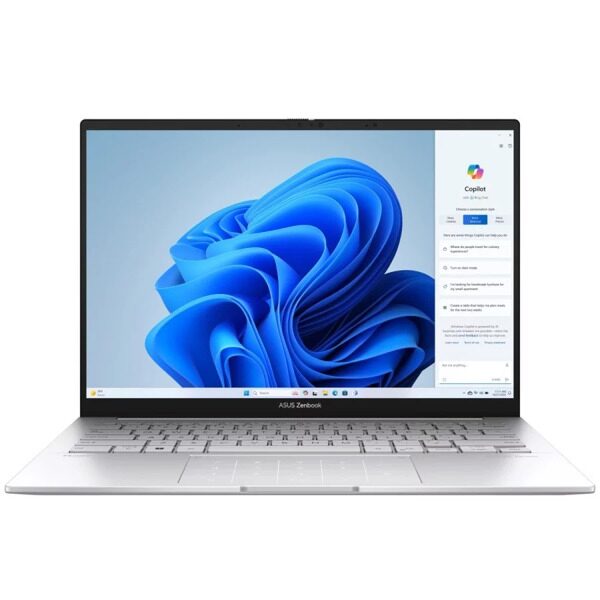 ASUS Zenbook 14 OLED UX3405MA-QD988 Intel Core Ultra 5 125H 3600MHz/14/1920x1200/16GB/512GB SSD/Intel Arc Graphics/Wi-Fi/Bluetooth/Без ОС (90NB11R2-M01SN0) Silver