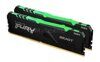 Оперативная память 16 Gb 3200 MHz Kingston FURY Beast RGB XMP Black (KF432C16BB2AK2/16)