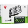 Видеокарта MSI GeForce RTX 4060 VENTUS 2X WHITE OC [GeForce RTX 4060 VENTUS 2X WHITE 8G OC]