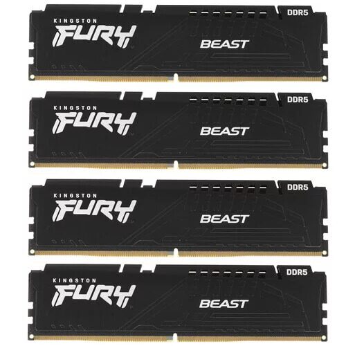Оперативная память Kingston FURY Beast Black  [KF560C40BBK4-64]