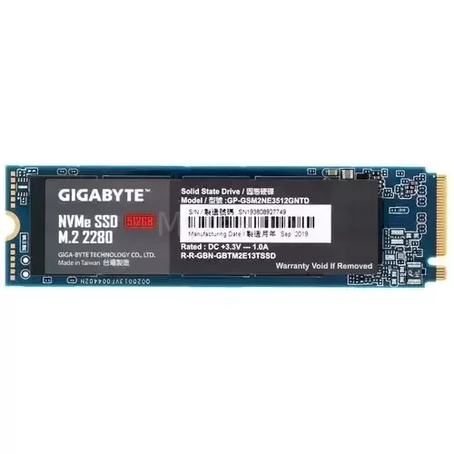 Твердотельный накопитель Gigabyte 512 Gb GP-GSM2NE3512GNTD