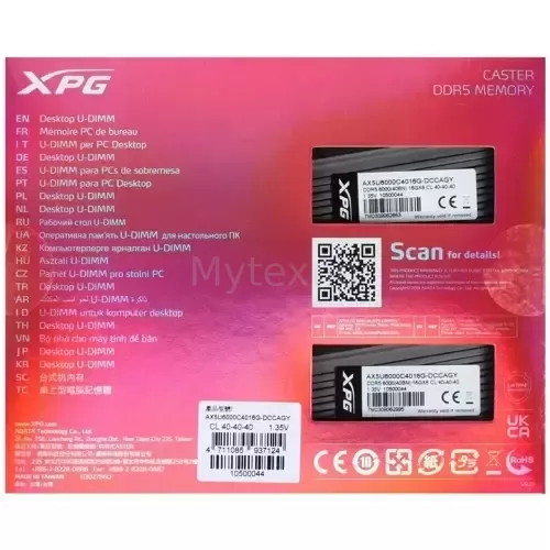 Оперативнаяпамять32Gb6000MHzADATAXPGCASTERBlack(AX5U6000C4016G-DCCAGY)_3