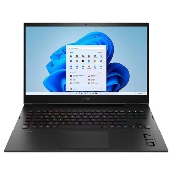 Ноутбук HP Omen 17-cm2006ci (A1AB9EA) Intel Core i7 13700HX 2100MHz/17.3/2560x1440/16GB/1024GB SSD/NVIDIA GeForce RTX 4070 8GB/Wi-Fi/Bluetooth/DOS (Black)