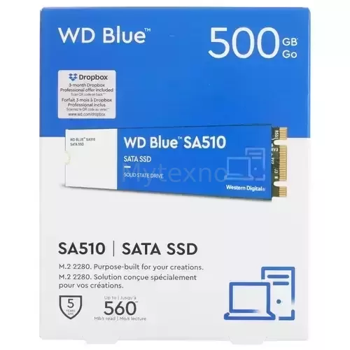 ТвердотельныйнакопительWesternDigital500GbBlueWDS500G3B0B_4