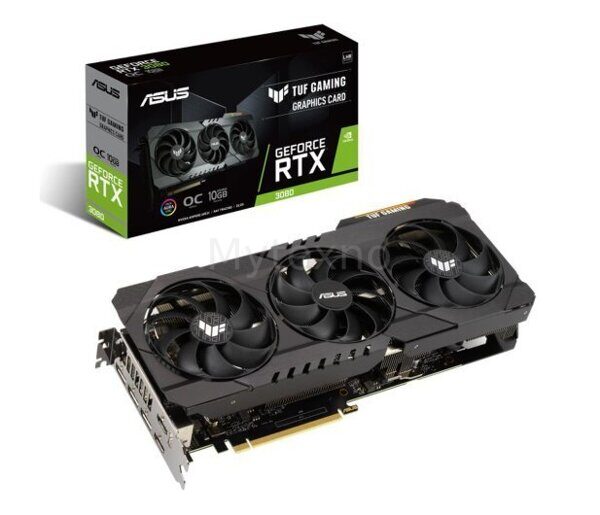 ASUS GeForce RTX 3080 TUF Gaming OC V2 LHR 10GB GDDR6X / TUF-RTX3080-O10G-V2-GAMING