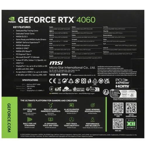 ВидеокартаMSIGeForceRTX4060CYCLONEOC[GeForceRTX4060CYCLONE8GOC]_7_5455580