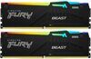 Оперативная память 64 Gb 4800 MHz Kingston FURY Beast RGB PnP Black (KF548C38BBAK2-64)