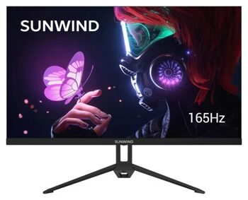 23.8" Монитор SunWind SUN-M24BA107 черный